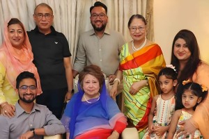 এক যুগ পর ভাইয়ের বাসায় খালেদা জিয়া