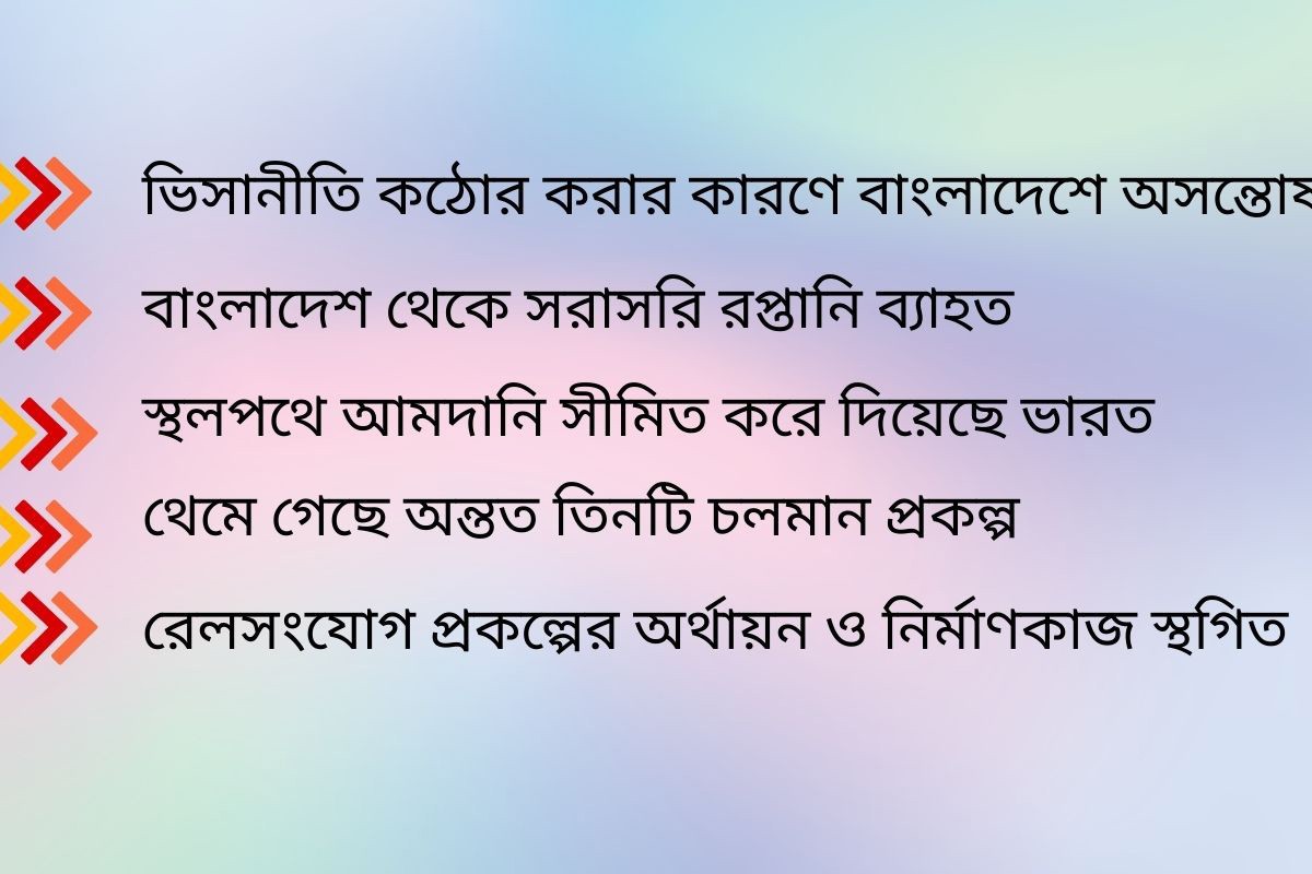 ভারত–বাংলাদেশ বাণিজ্য বিধিনিষেধ, ক্ষতির মুখে ব্যবসায়ীরা