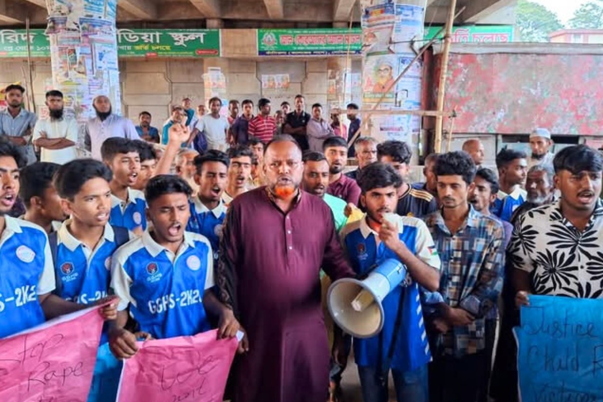 গাইবান্ধায় চার বছরের শিশুকে ধর্ষণ, বিচার দাবিতে বিক্ষোভ
