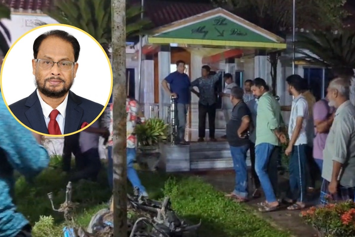 জি এম কাদেরের বাসভবনে হামলা
