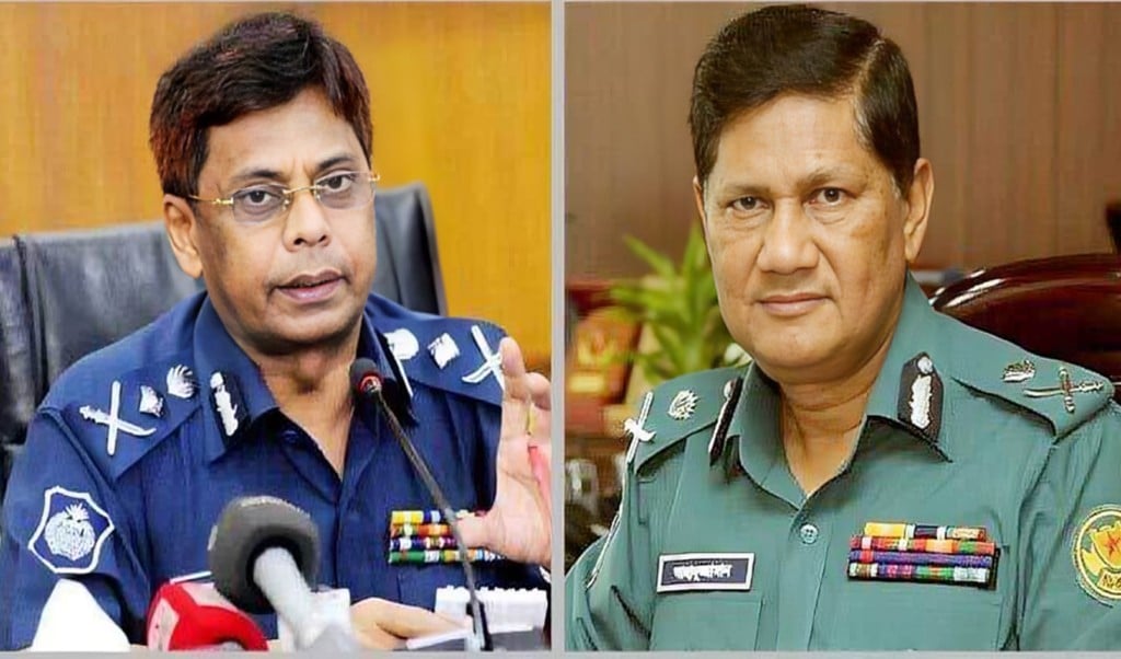 ট্রাইব্যুনালে হাজির করা 1746597850 ট্রাইব্যুনালে হাজির করা হলো সাবেক আইজিপি শহীদুলসহ ৩ জন