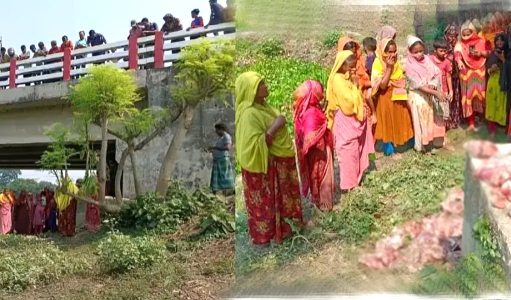 নওগাঁয় ব্রিজের নিচ থেকে ৮৪ প্যাকেট মাংস উদ্ধার জনমনে উদ্বেগ 1746688316 নওগাঁয় ব্রিজের নিচ থেকে ৮৪ প্যাকেট মাংস উদ্ধার, জনমনে উদ্বেগ
