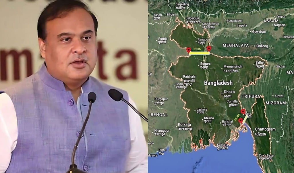বাংলাদেশের দুই চিকেন নেক নিয়ে যা বললেন আসামের মুখ্যমন্ত্রী 1748238654 বাংলাদেশের মানচিত্র শেয়ার করে আসামের মুখ্যমন্ত্রীর বিরূপ মন্তব্য