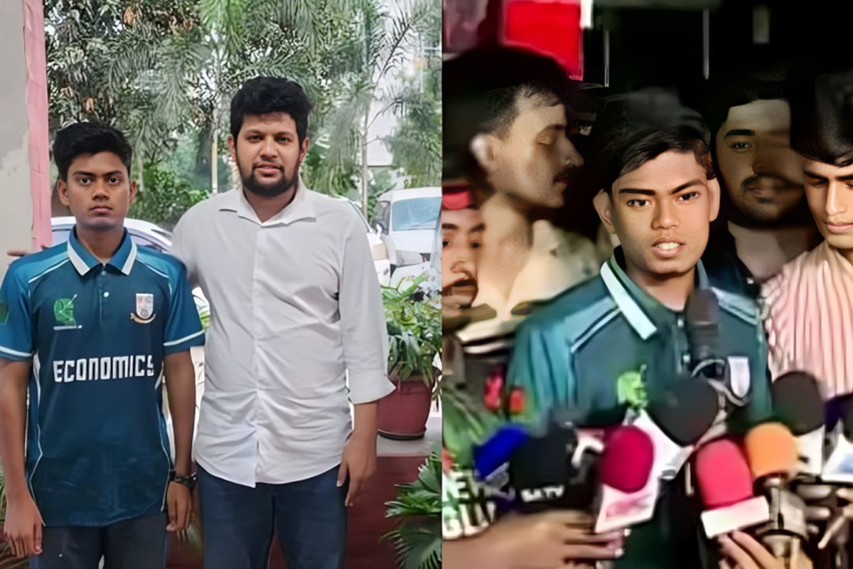 বোতল ছুড়ে মারা শিক্ষার্থী মোহাম্মদ হুসাইন যা বললেন