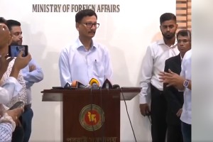 ভারতের সঙ্গে গোলামী চুক্তির প্রশ্নে পররাষ্ট্র উপদেষ্টা বললেন “না, এমন কিছু নেই’