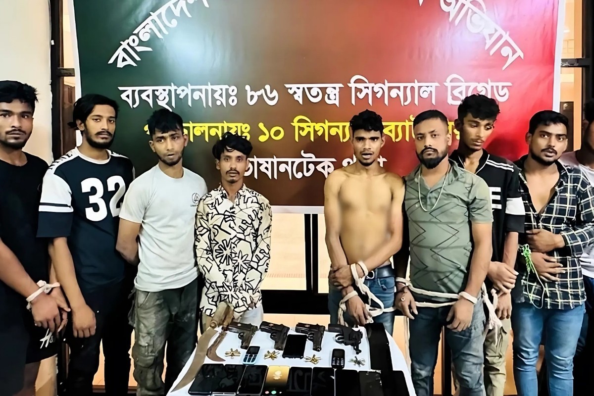 রাজধানীতে হিটলু বাবু গ্যাংয়ের প্রধানসহ গ্রেপ্তার ১০
