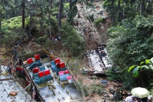 শ্রীলঙ্কায় বাস খাদে পড়ে ২১ তীর্থযাত্রী নিহত