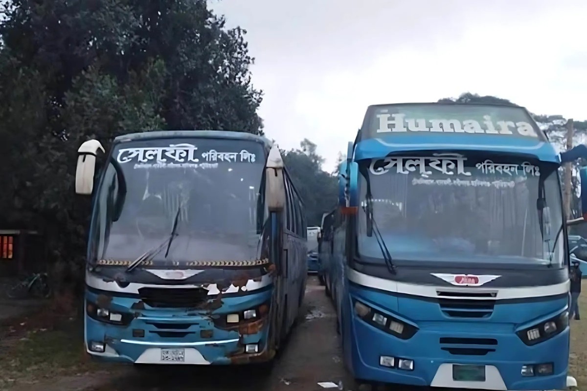 সাভারে বাসের ধাক্কায় নিরাপত্তাকর্মীর মৃত্যু, আটক ৬ বাস
