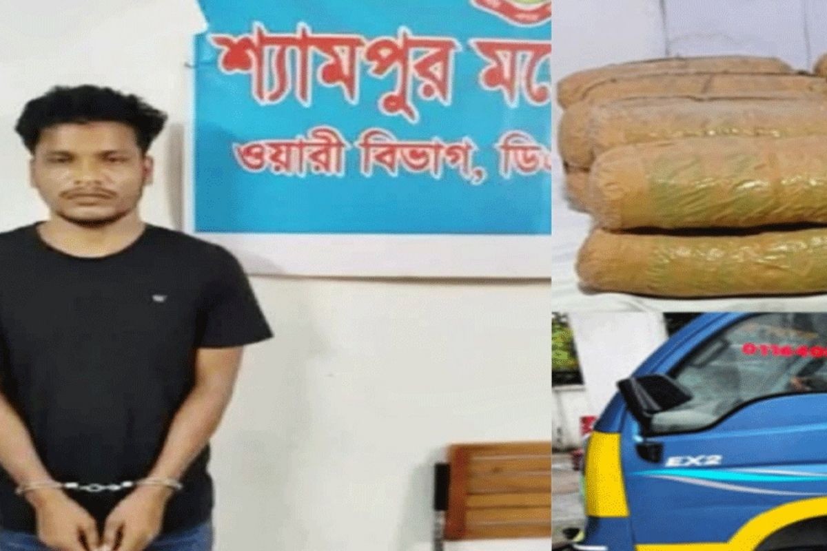 রাজধানীতে ৮২ কেজি গাঁজাসহ ছাত্রদলের আহ্বায়ক আটক