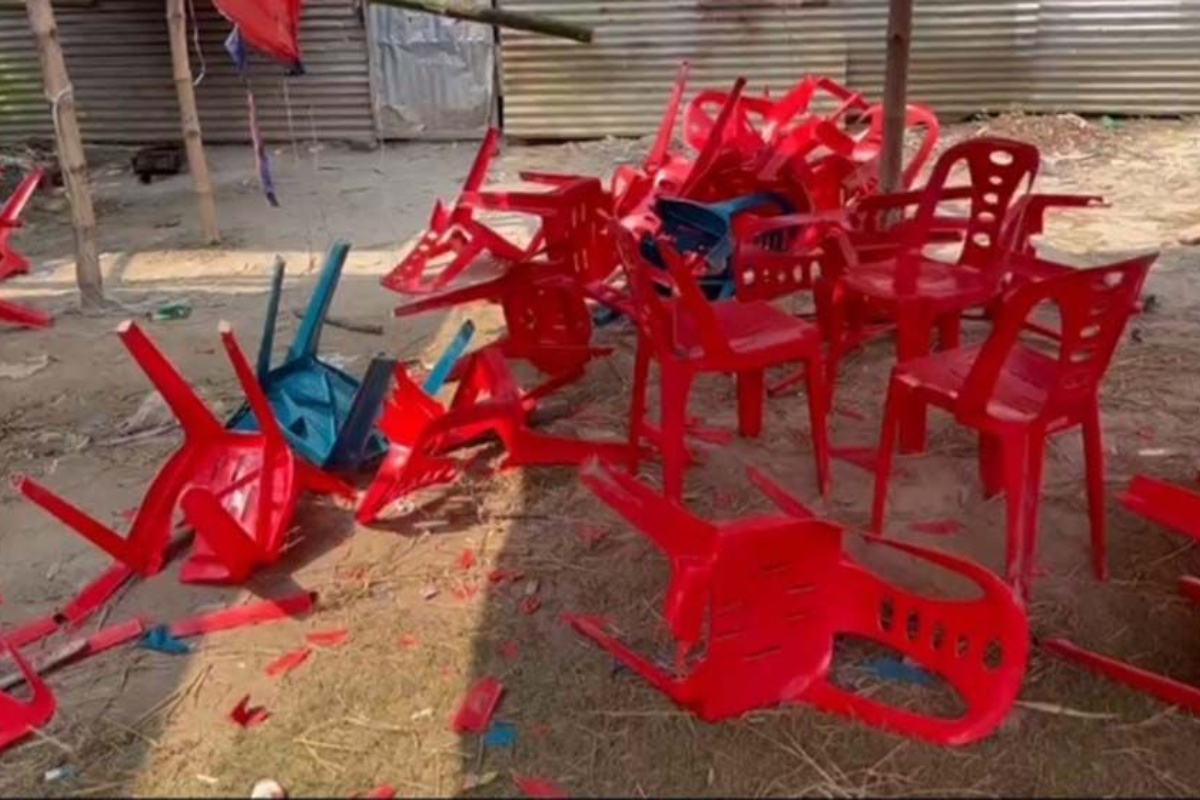 ফরিদপুরে মাইকে ঘোষণা দিয়ে দুই গ্রামের সংঘর্ষে আহত ২৫