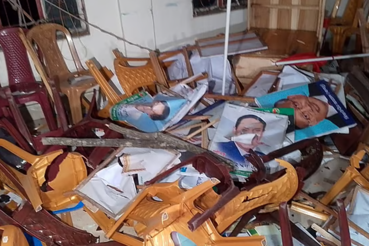 বরিশালে জাতীয় পার্টির কার্যালয় ভাঙচুর ও হামলার অভিযোগ