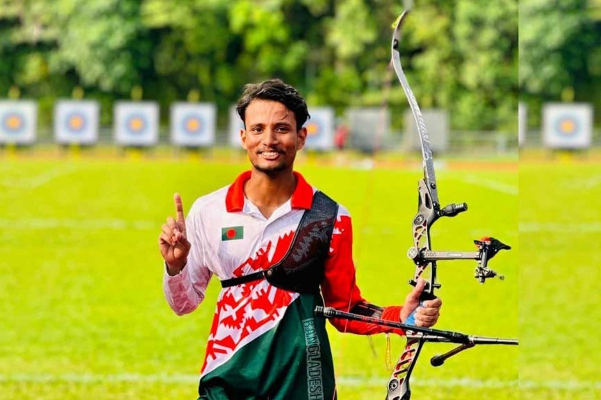 এশিয়ান কাপ আর্চারিতে সোনা জিতেছেন বাংলাদেশের আলিফ