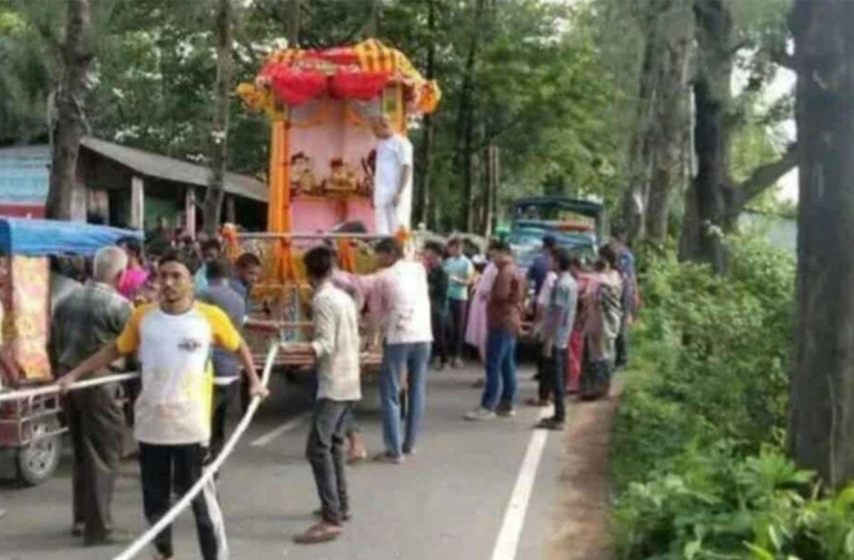 চট্টগ্রামে রথযাত্রায় বিদ্যুৎস্পৃষ্টে আহত ৮