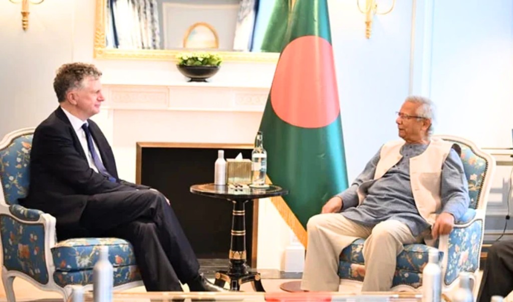 ড. ইউনূসের সঙ্গে যুক্তরাজ্যের নিরাপত্তা উপদেষ্টার সাক্ষাৎ 1749640990 ড. ইউনূসের সঙ্গে যুক্তরাজ্যের নিরাপত্তা উপদেষ্টার সাক্ষাৎ