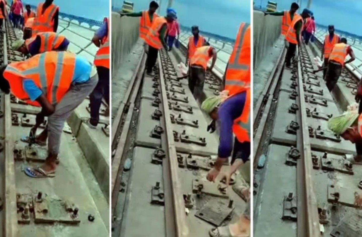 তুলে ফেলা হচ্ছে যমুনা সেতুর রেলপথ