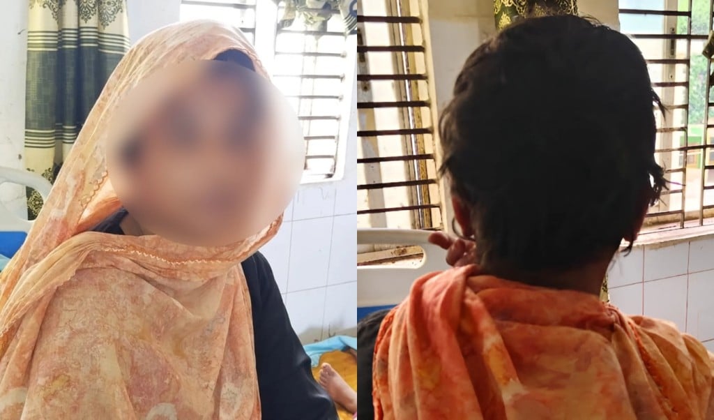 নারীকে গাছে বেঁধে চুল কর্তন নির্যাতন থানা ঘেরাও করে আসামি ছিনিয়ে নেওয়ার চেষ্টা 1749639167 নারীকে গাছে বেঁধে চুল কর্তন-নির্যাতন, থানা ঘেরাও করে আসামি ছিনিয়ে নেওয়ার চেষ্টা
