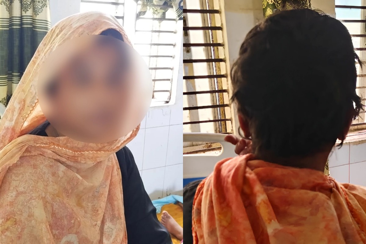 নারীকে গাছে বেঁধে চুল কর্তন-নির্যাতন, থানা ঘেরাও করে আসামি ছিনিয়ে নেওয়ার চেষ্টা