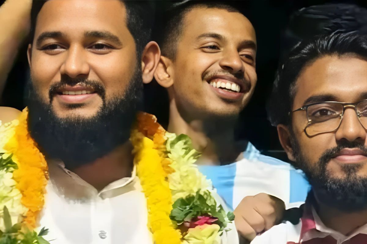 নারীকে লাথি মারা বহিষ্কৃত জামায়াত নেতাকে ফুলেল শুভেচ্ছা
