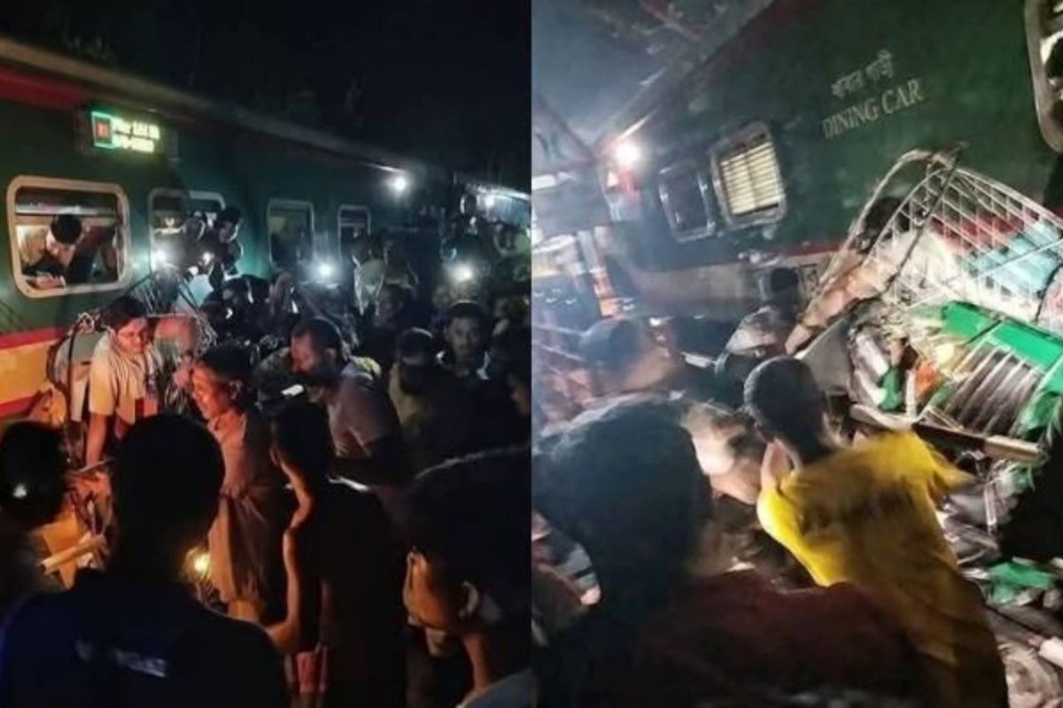 সিগন্যাল অমান্য করে সেতুতে উঠে অটোরিকশা-মোটরসাইকেলে ট্রেনের ধাক্ক , নিহত ৩