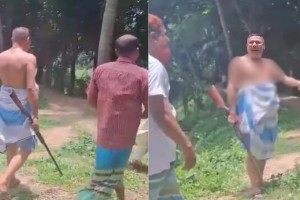 চাঁদা না পেয়ে প্রবাসীকে বন্দুক উঁচিয়ে গুলি করে হত্যার হুমকি