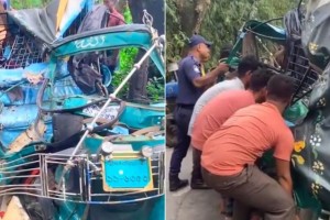 ব্রাহ্মণবাড়িয়ায় বাস-অটোরিকশা সংঘর্ষে নিহত ৩