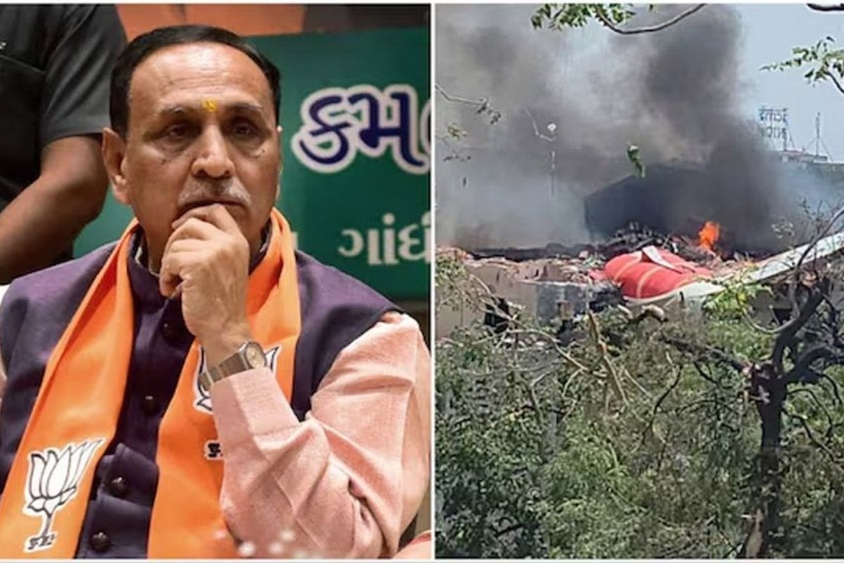 ভারতে বিধ্বস্ত সেই বিমানে ছিলেন গুজরাটের সাবেক মুখ্যমন্ত্রী