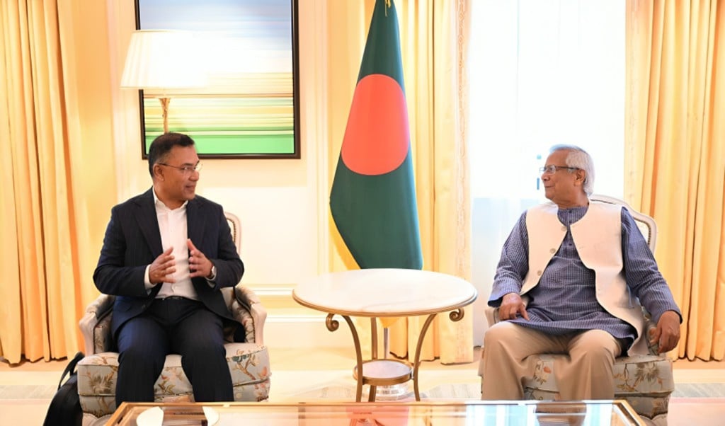 লন্ডনে ড 1749802574 1 ড. ইউনূস ও তারেক রহমানের মধ্যে বৈঠক শেষ