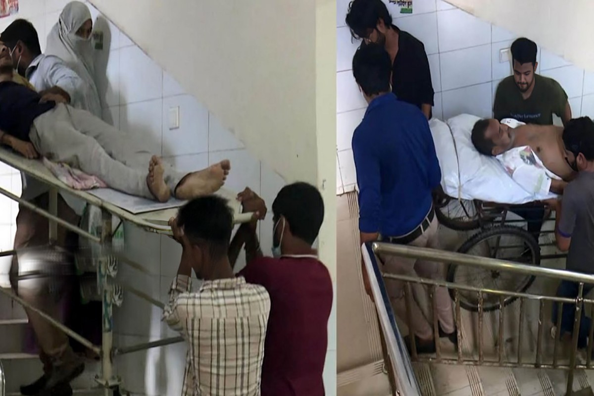 লিফট অচল, কাঁধে করেই ওঠানো-নামানো হয় মৃতদেহ!