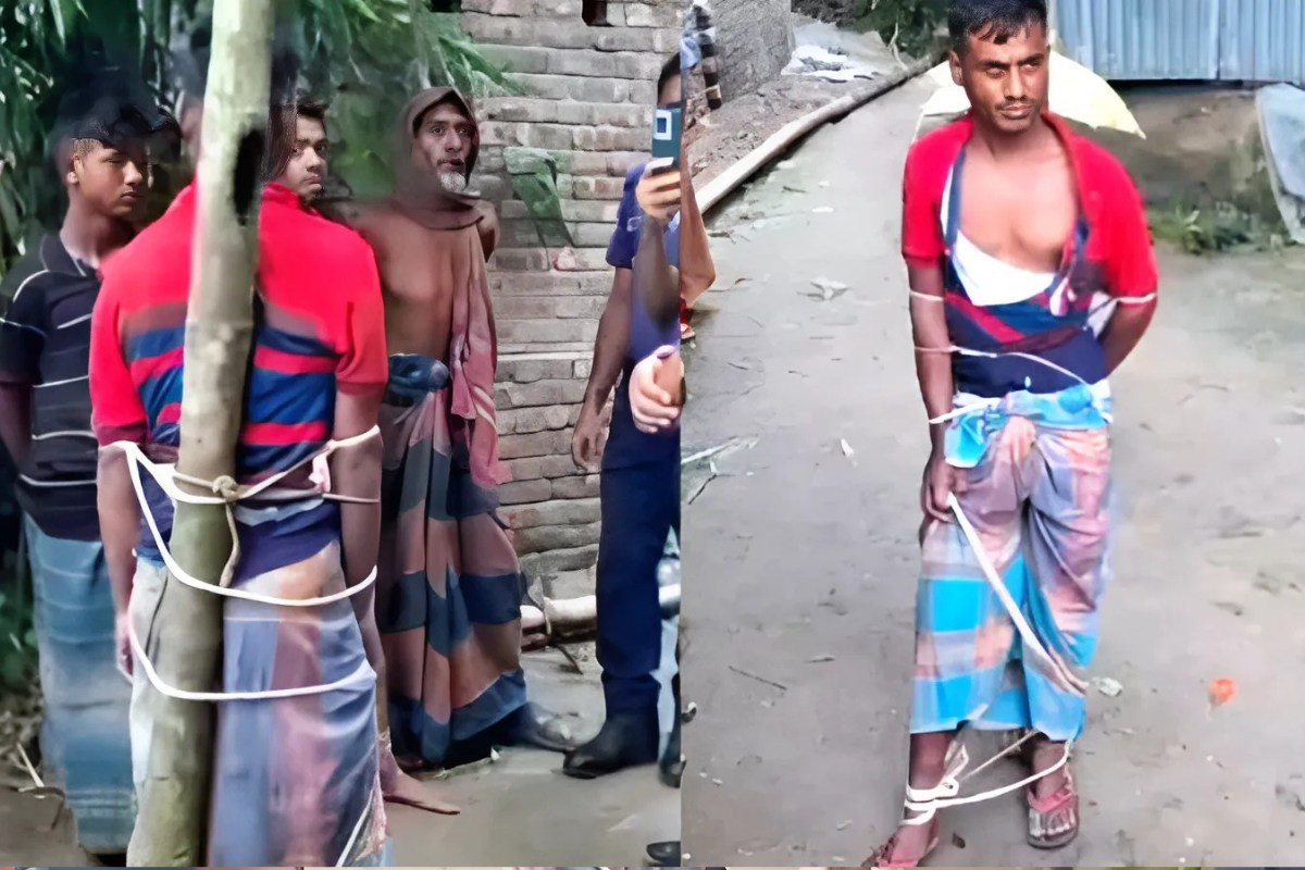 শ্বশুরকে গাছে বেঁধে নির্যাতন, জামাইসহ আটক ৩