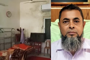 শ্রেণিকক্ষকে বেডরুম বানালেন উপাধ্যক্ষ