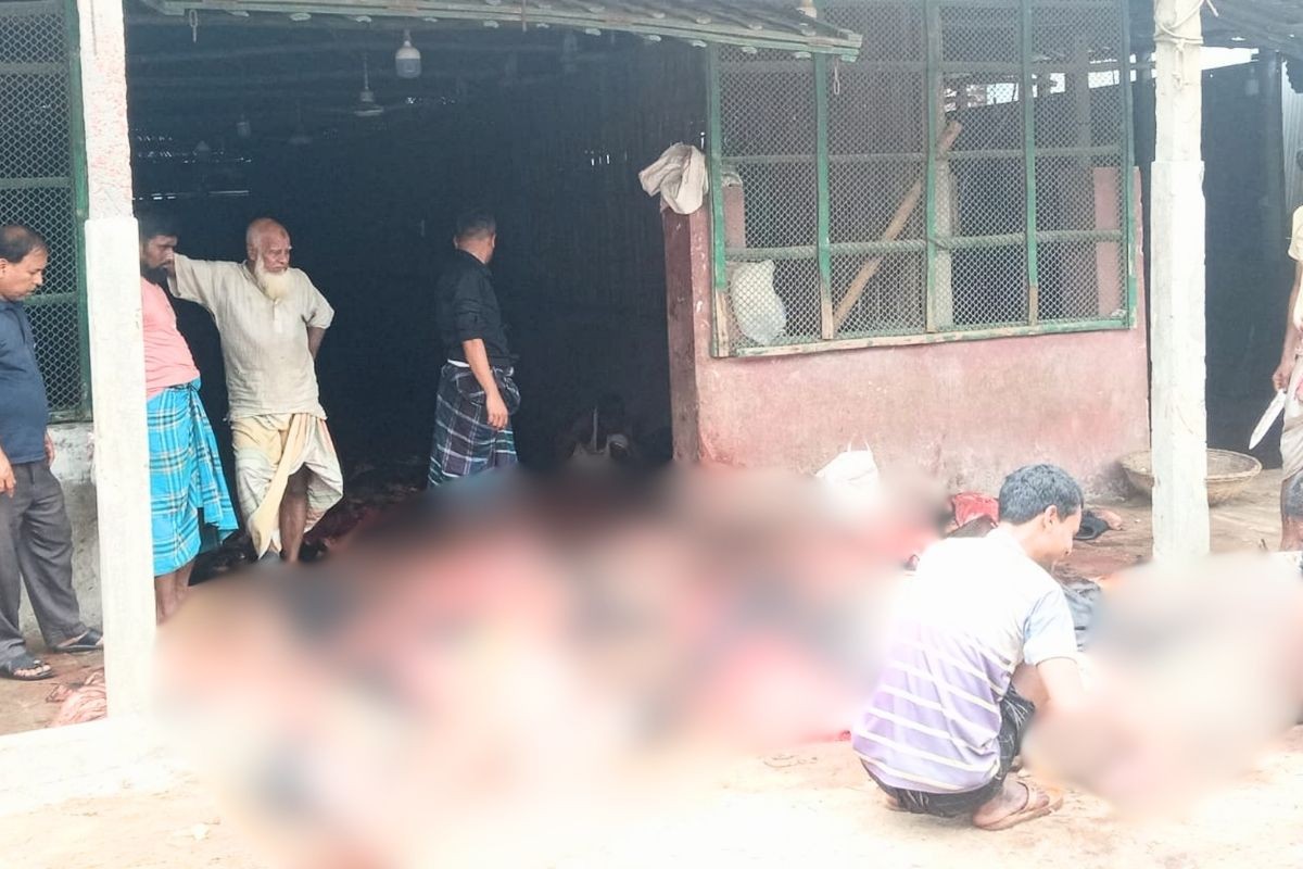 সরকার নির্ধারিত দামে চামড়া কিনতে চাইছেন না আড়তদাররা