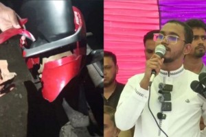 হান্নান মাসউদের মোটরসাইকেল বহরে হামলা, আহত ১