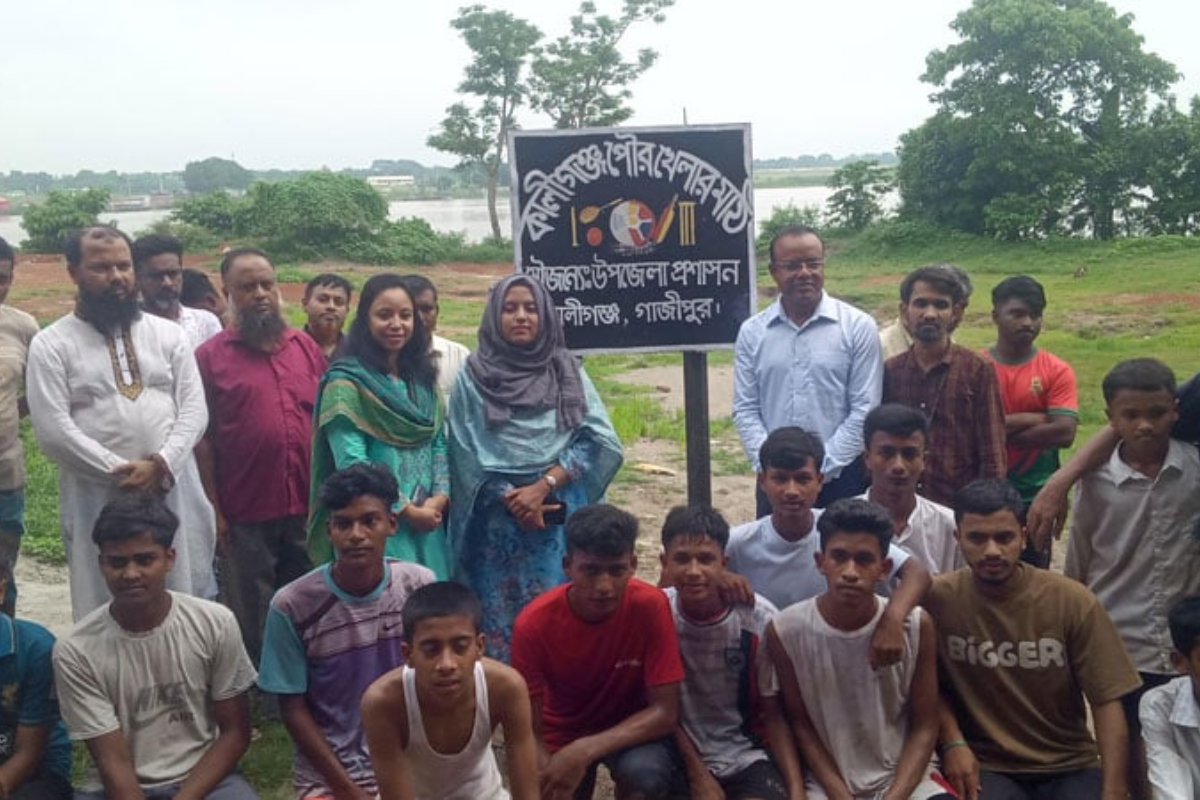 খেলার মাঠ পেল শিশুরা, জায়গা ছাড়লো দখলদাররা