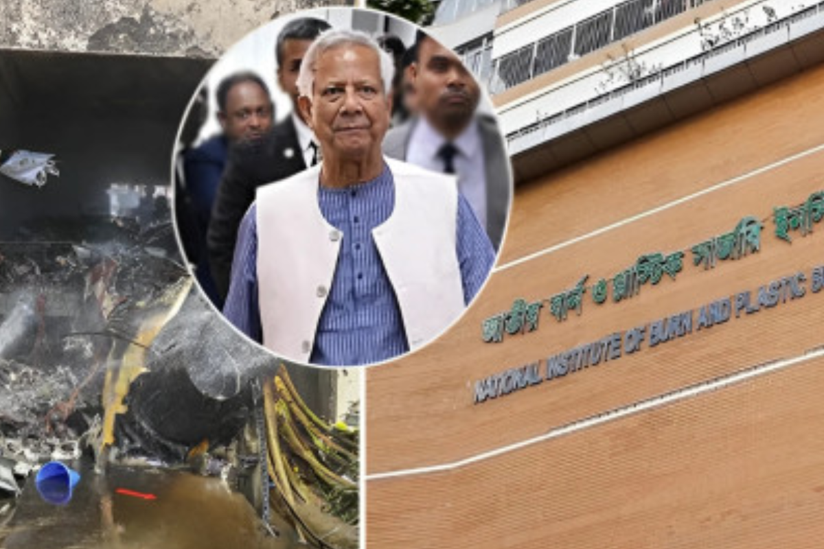 দগ্ধ শিক্ষার্থীদের দেখতে বার্ন ইনস্টিটিউটে প্রধান উপদেষ্টা