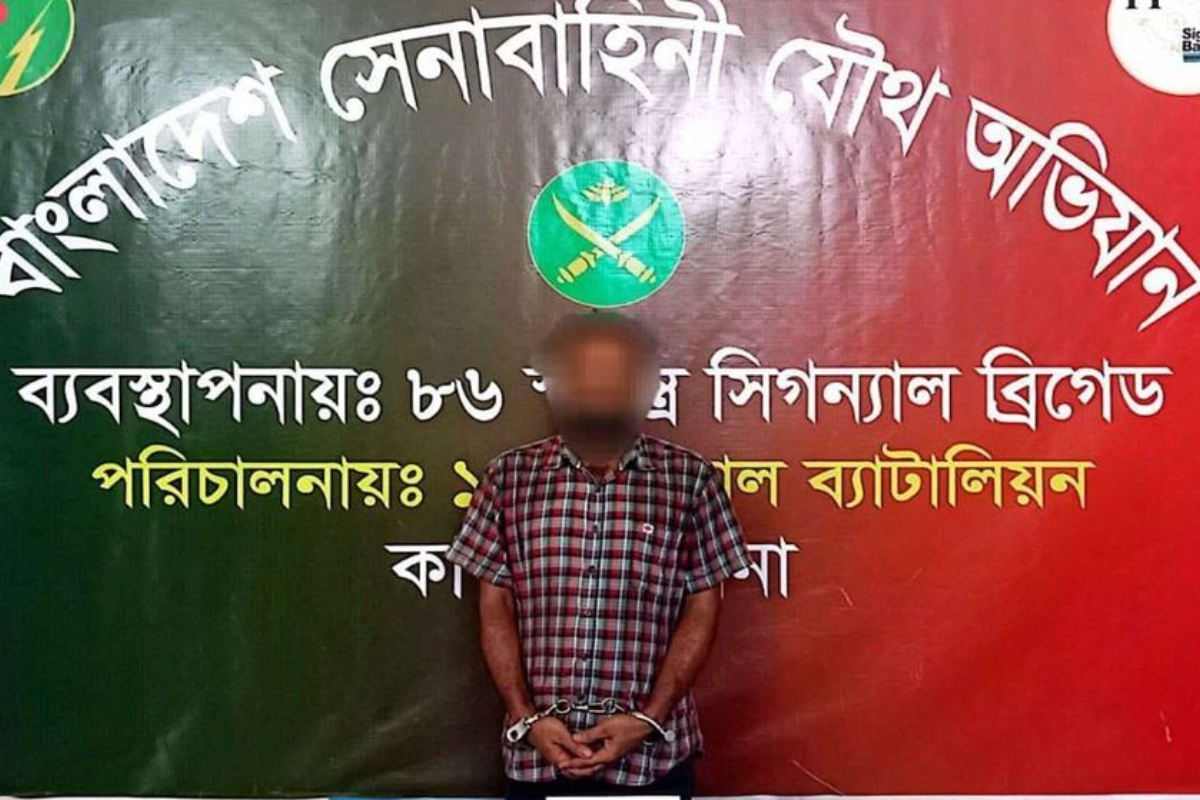 রাজধানীতে সেনাবাহিনীর নেতৃত্বে অভিযান, অস্ত্রসহ গ্রেপ্তার ১