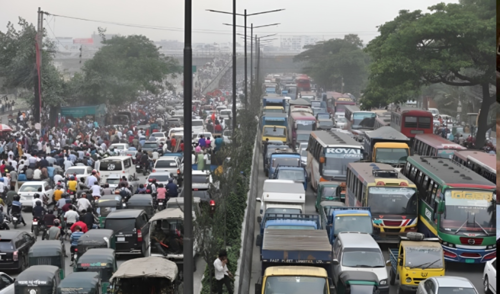আন্দোলন ও পরীক্ষার প্রভাবে রাজধানীতে দিনভর তীব্র যানজট 3 Untitled design 74 1751911196 আন্দোলন ও পরীক্ষার প্রভাবে রাজধানীতে দিনভর তীব্র যানজট