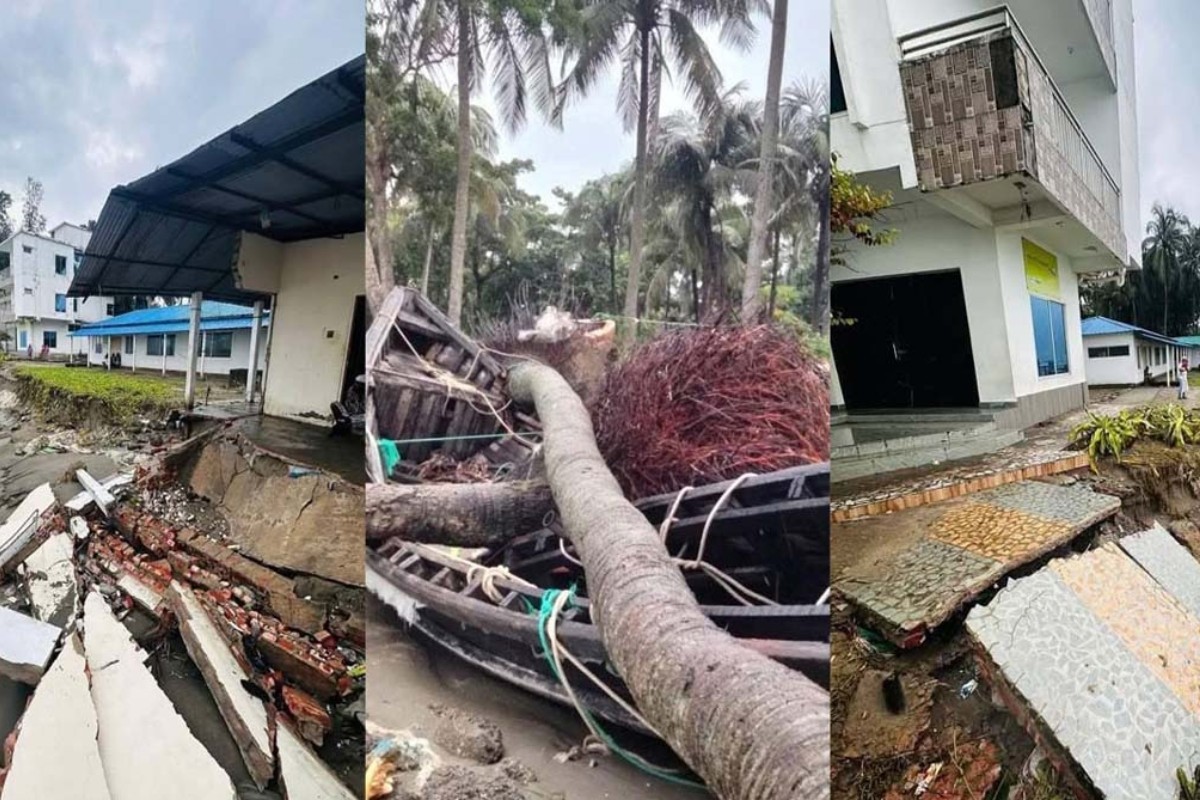 ঢেউয়ে লন্ডভন্ড সেন্ট মার্টিনের বিভিন্ন স্থাপনাসহ ১১ হোটেল-রিসোর্ট