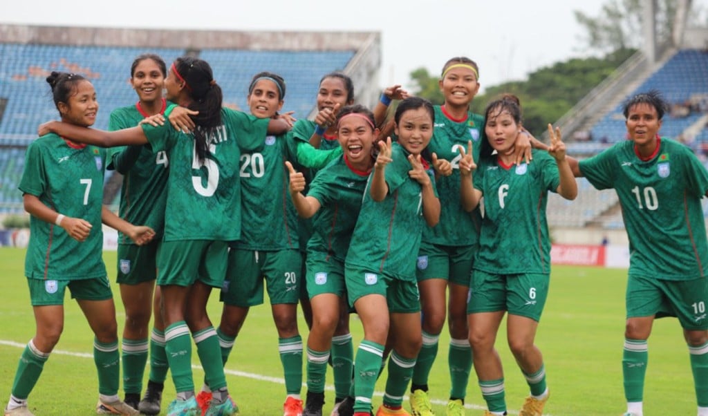 ঋতুপর্ণার জোড়া গোলে এশিয়ান কাপের মূল পর্বের পথে বাংলাদেশ 1751470246 ঋতুপর্ণার জোড়া গোলে এশিয়ান কাপের মূল পর্বের পথে বাংলাদেশ