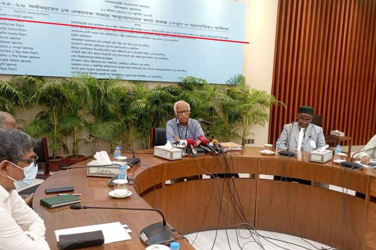 একনেক সভায় জুলাই শহীদদের আবাসন প্রকল্প বাদ