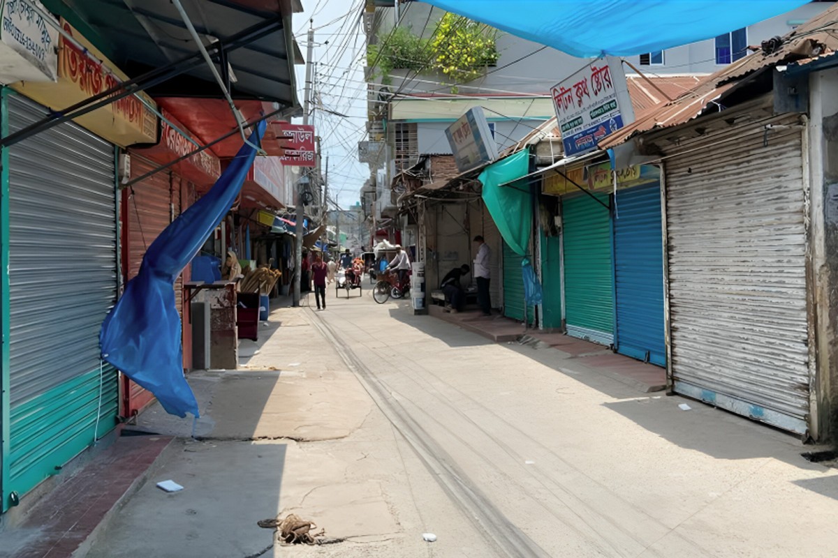 কারফিউ শিথিল হলেও গোপালগঞ্জে খুলেনি দোকান, জনমনে আতঙ্ক