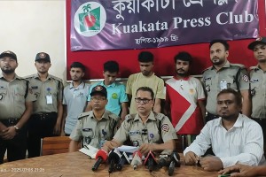 কুয়াকাটায় ইয়াবাসহ চার যুবক গ্রেপ্তার