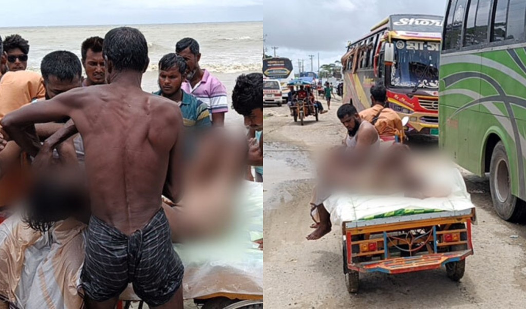 কুয়াকাটায় স্রোতে ভেসে যাচ্ছিলেন পর্যটক, উদ্ধার করলেন জেলে 3 কুয়াকাটা