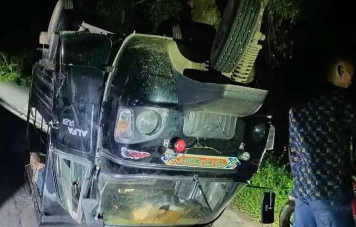 ডাকাতির উদ্দেশ্যে গাছ ফেলে রাখায় পিকআপ উল্টে নিহত ১