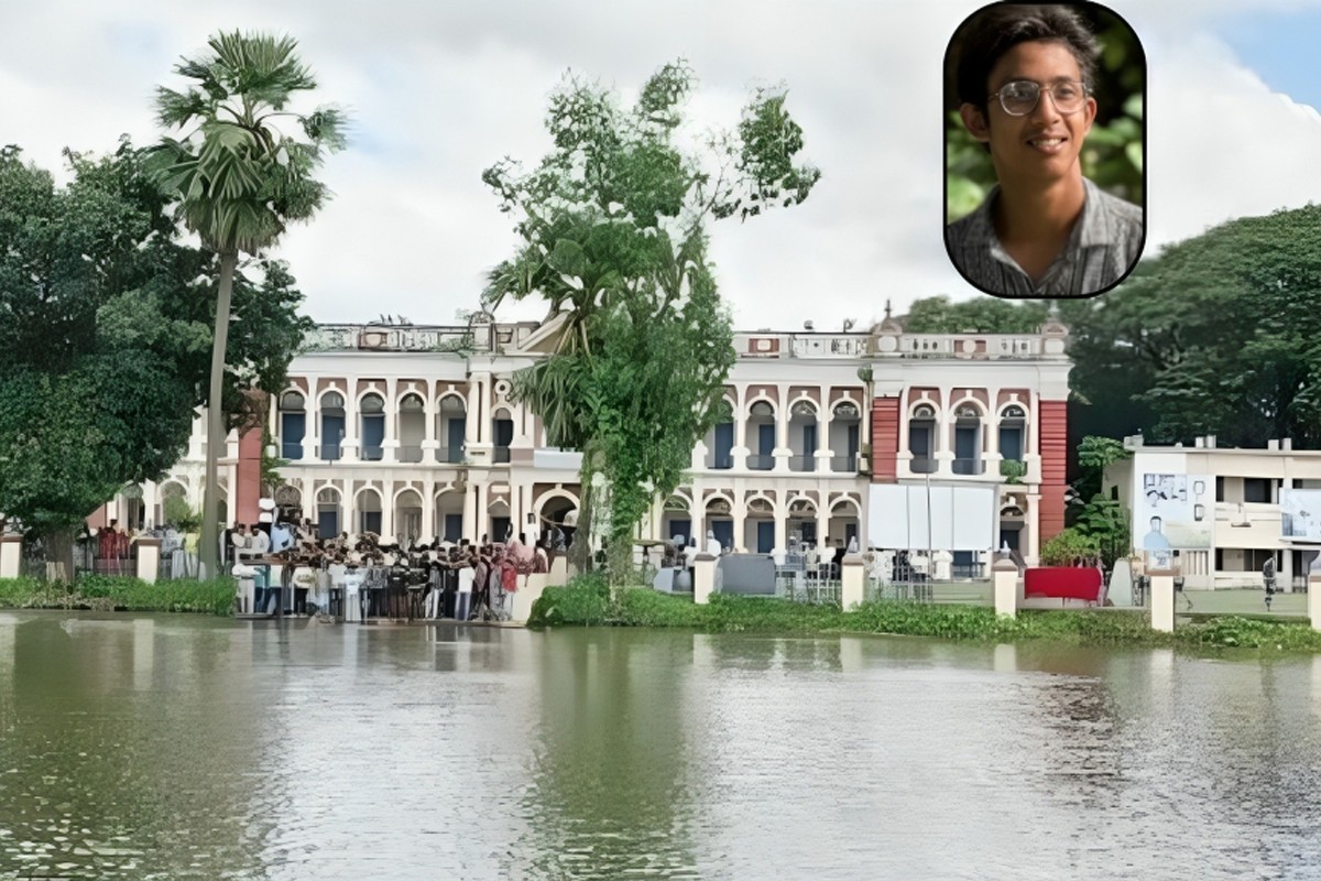 জমিদার বাড়ির পুকুরে গোসল করতে নেমে প্রাণ গেলো দর্শনার্থীর