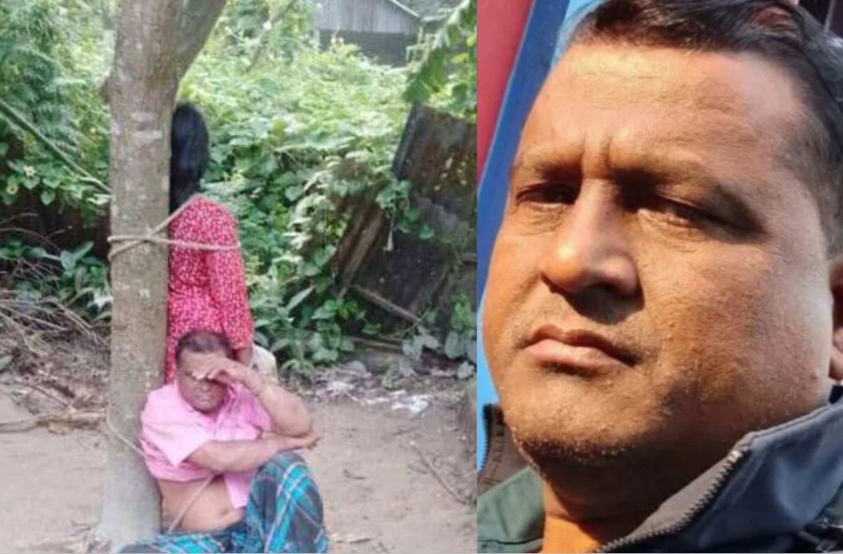 প্রবাসীর স্ত্রীর ঘরে বিএনপি নেতা, রাতভর গাছে বেঁধে রাখলেন স্থানীয়রা