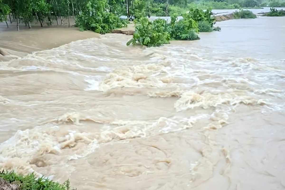 ফেনীতে বন্যা নিয়ন্ত্রণ বেড়িবাঁধের ১০ স্থানে ভাঙন, ১৫ গ্রাম প্লাবিত