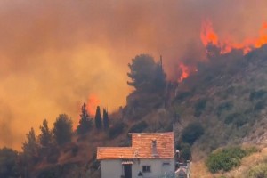 ফ্রান্সে ভয়াবহ দাবানলে আহত শতাধিক