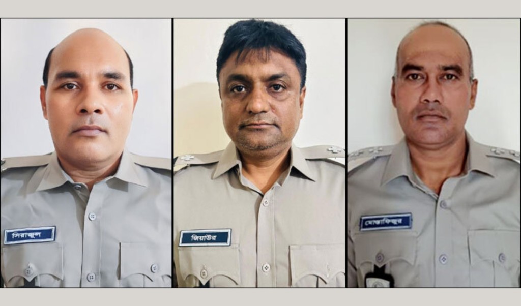মাদকবিরোধী অভিযানে গিয়ে টাকা ‘লুট’, তিন কর্মকর্তা বরখাস্ত 3 মাদকবিরোধী অভিযানে গিয়ে টাকা ‘লুট তিন কর্মকর্তা বরখাস্ত 1751968121 মাদকবিরোধী অভিযানে গিয়ে টাকা ‘লুট’, তিন কর্মকর্তা বরখাস্ত