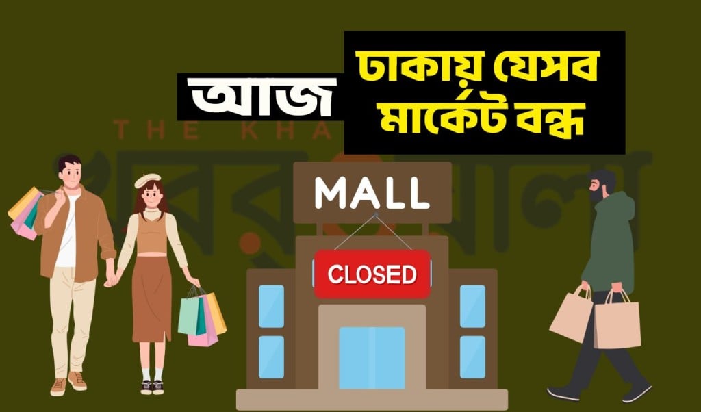 মার্কেট বন্ধ আজ 1752807559 আজ শুক্রবার রাজধানীর যেসব মার্কেট ও শপিং মল বন্ধ