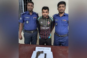 যশোরে বিদেশি পিস্তলসহ যুবক গ্রেপ্তার